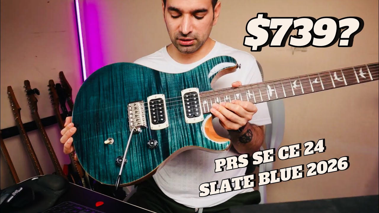 New PRS 2026 SE CE 24 (Slate Blue) — The SE That Feels WAY Too Premium