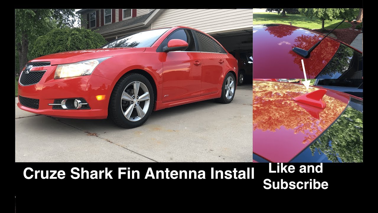 Установка антенны Sonic Shark Fin от Chevy Cruze своими руками