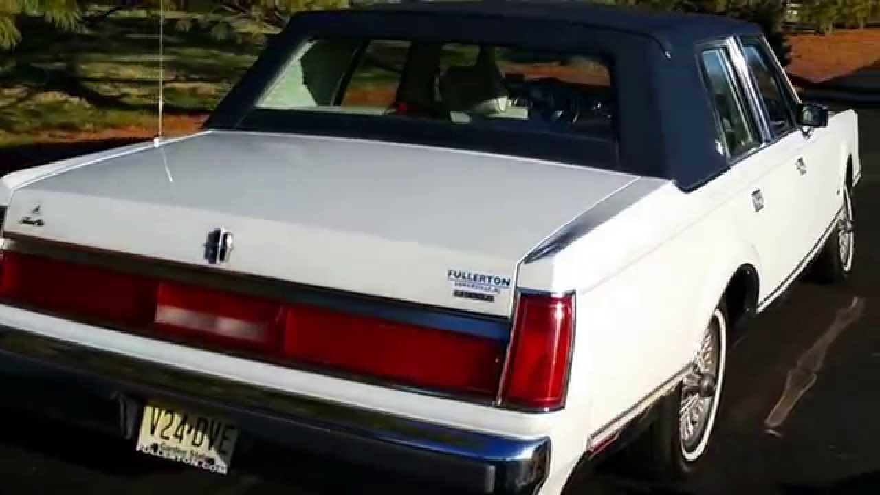 1987 Lincoln Town Car