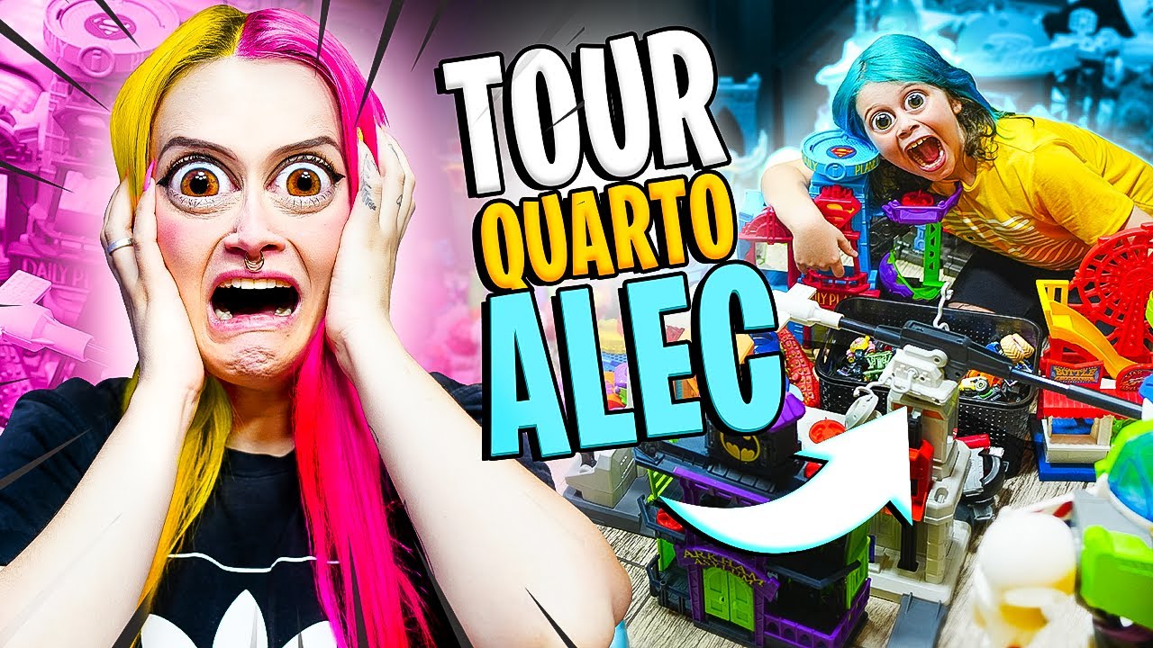 BAGUNCEI TUDO 😱 TOUR PELO MEU QUARTO ( Alec Vlogs )