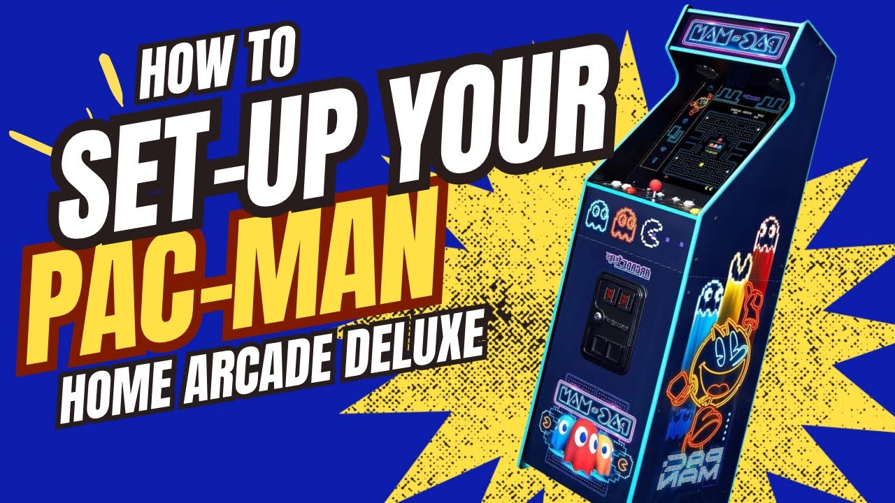 How To Set Up Your PAC-MAN Home Arcade Deluxe System | Step-By-Step