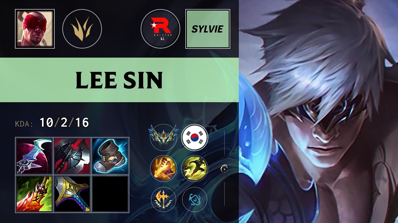 (KT Sylvie) Lee Sin Jungle vs Jarvan IV (TH Hype ) - KR Challenger Patch 26.18