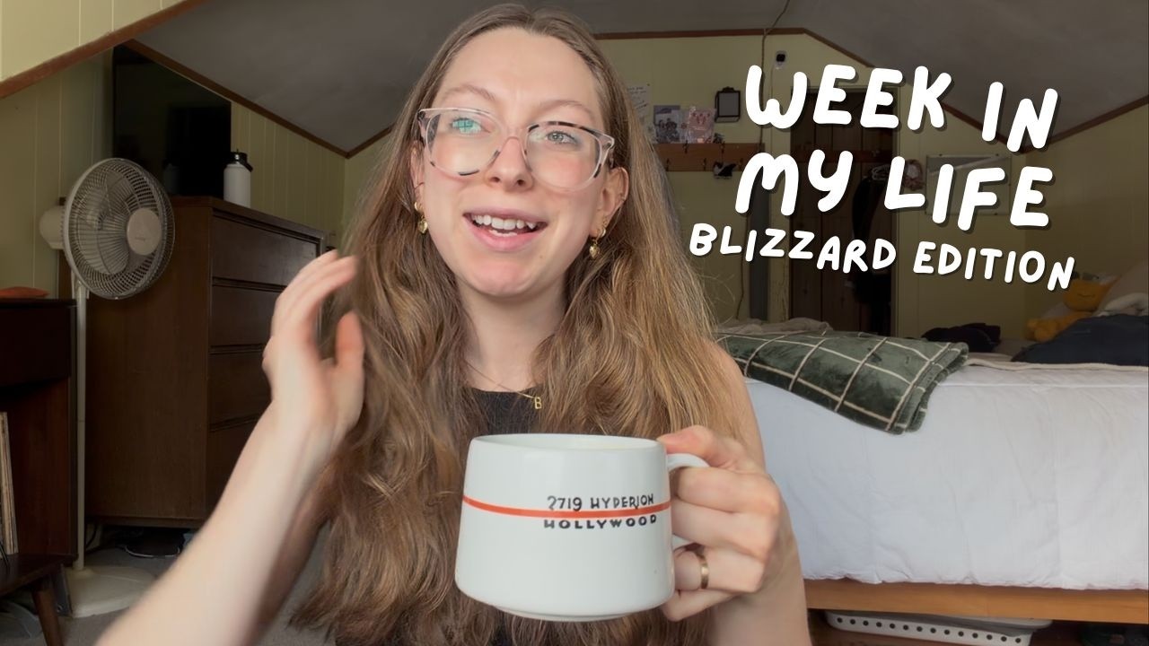 snowy week in my life❄️ building furnature, movie marathons, and lots of catching up