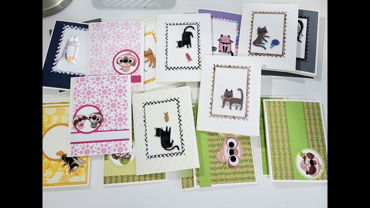 How To Build Your Card Stash Using Dollarstore Supplies and Scraps