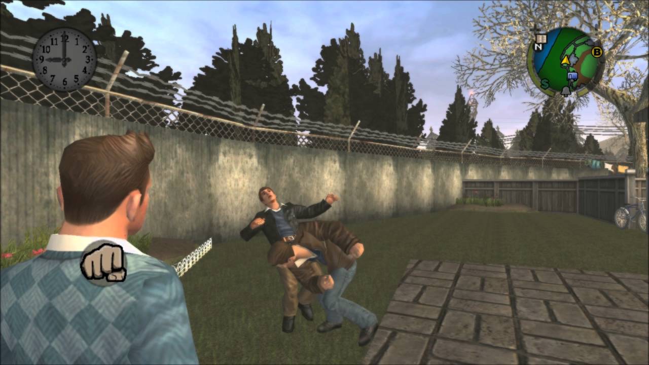 Bully SE: Johnny Vincent (Greasers) vs Peanut Romano (Boss) (Full HD)