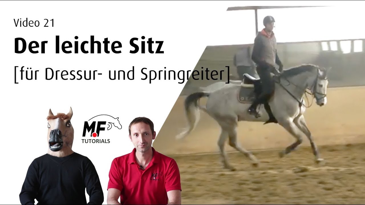 [21] Der leichte Sitz | Trainingstipps für Dressur u. Springreiter | Balanceübungen