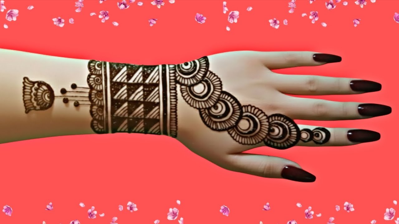 Very Easy Trick Mehndi Design | Bridal Mehndi Designs For Full Hands | Baby Shower Mehndi Designs