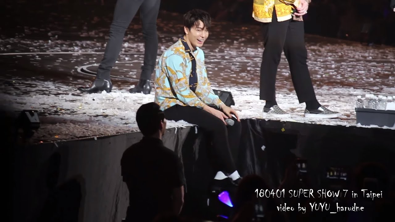 180401 Super Show 7 in Taipei - Ending Talk (Donghae focus)