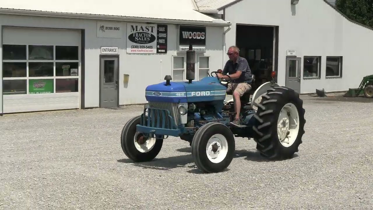 1987 Ford 4610SU Open Station Tractor! Low Hours! For Sale by Mast Tractor Sales