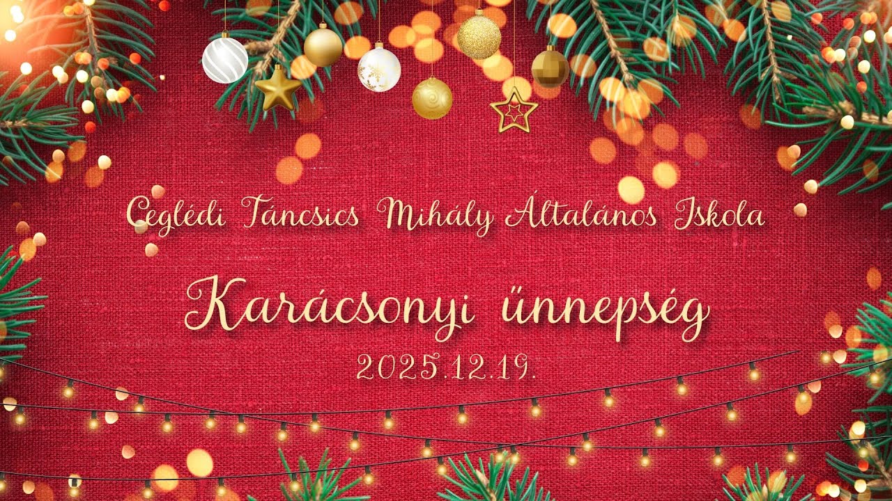 Táncsics Karácsonyi ünnepség pillanatai 