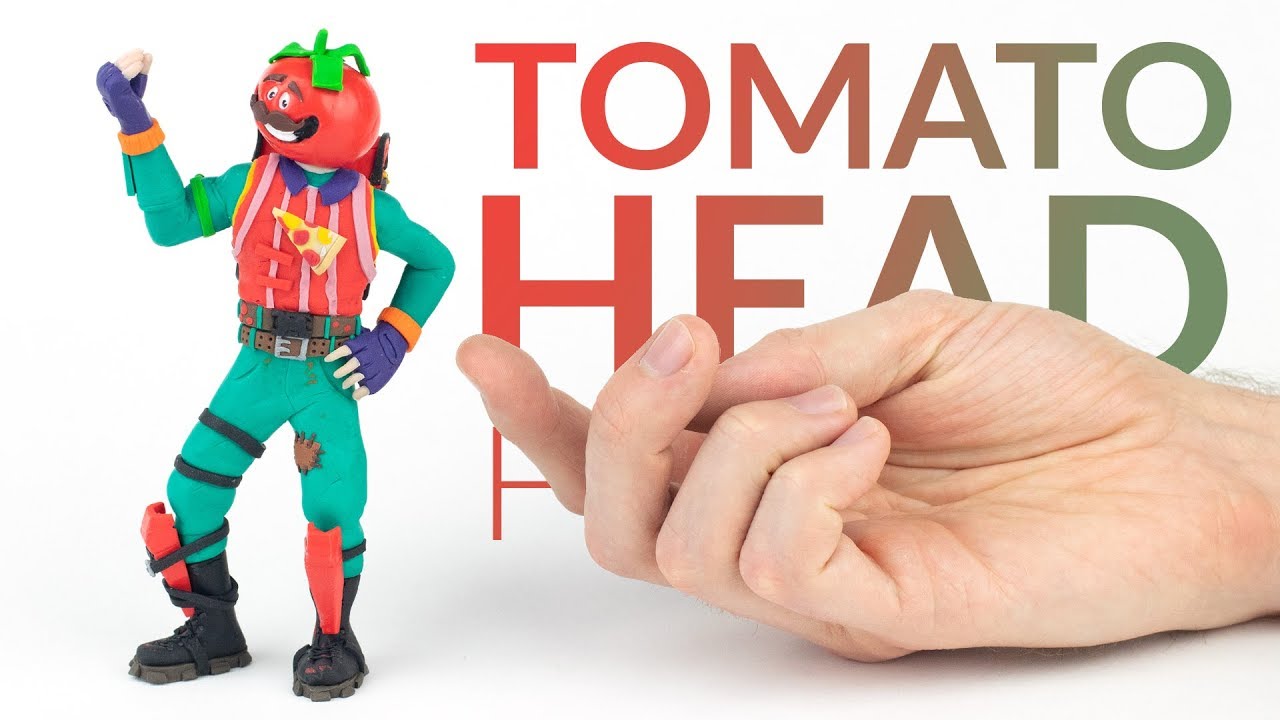 Tomato Head (Fortnite Battle Royale) – Polymer Clay Tutorial