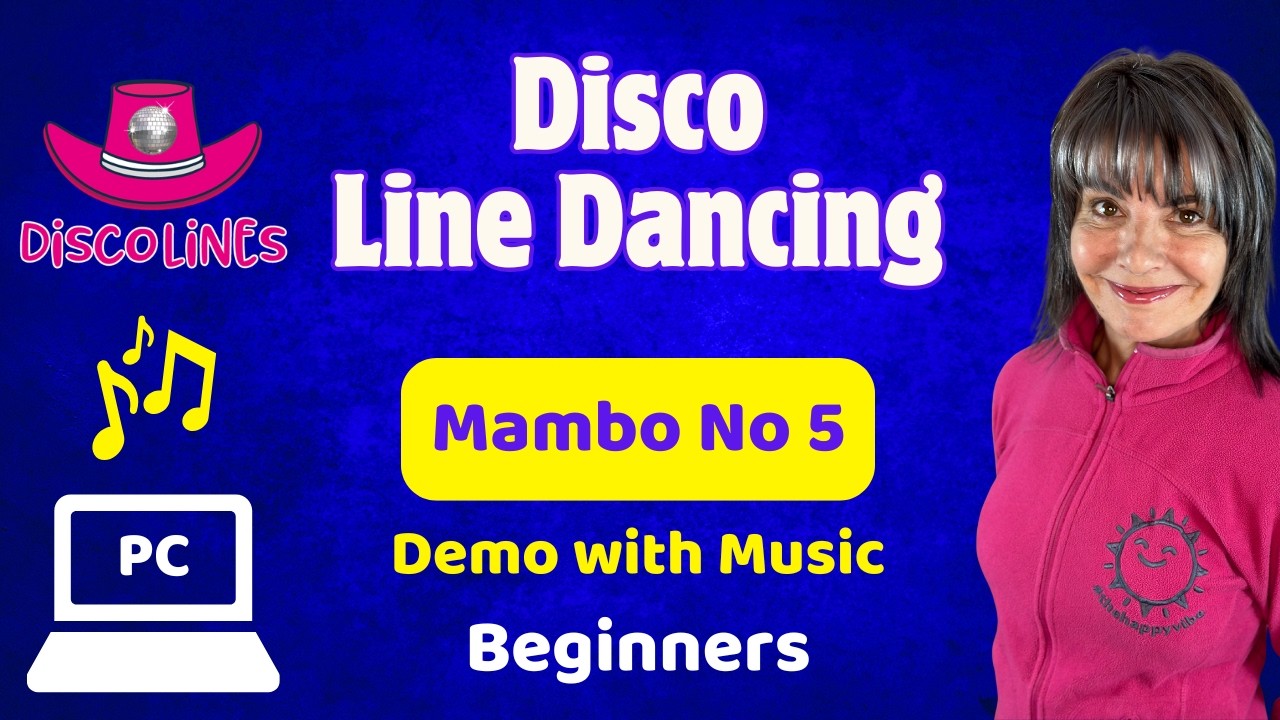 Mambo No 5 Line Dance | Fun Beginner Party Routine 💃🕺 | Step Tutorial + Walkthrough