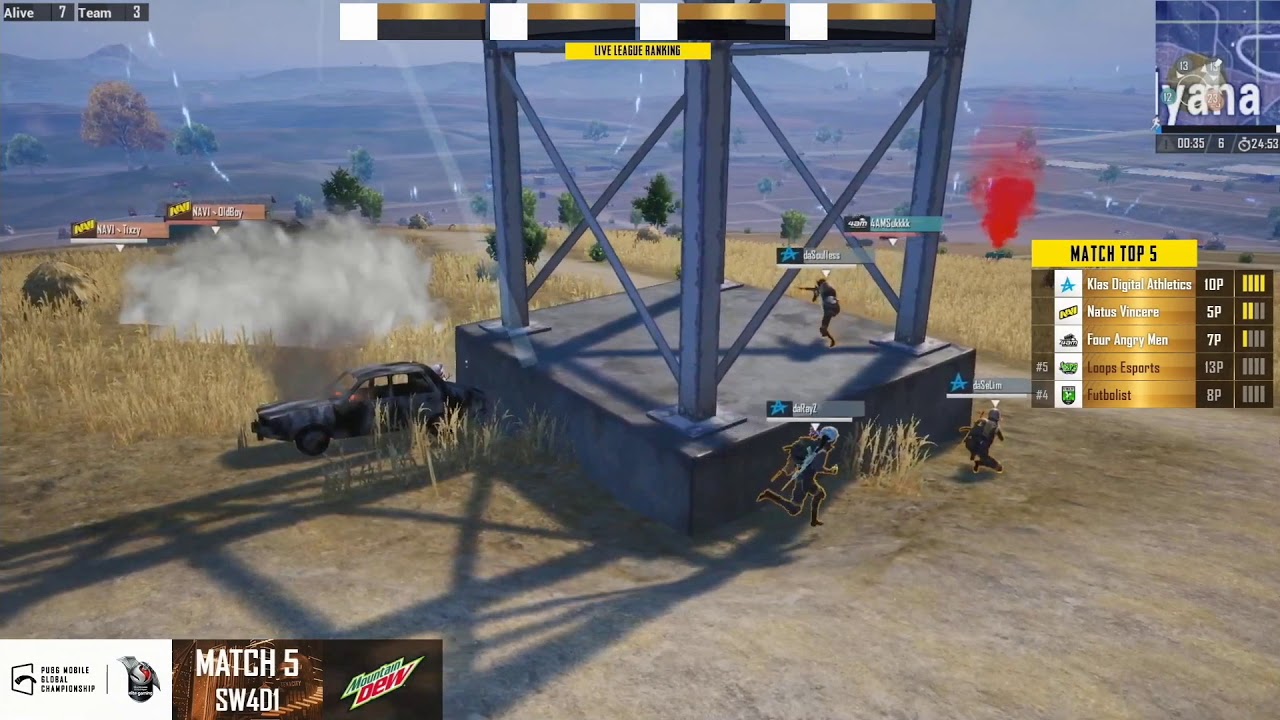 Klas Digital Athletics 13 Kills Chicken Dinner in Erangle PMGC Super Weekend 4 D1 M5