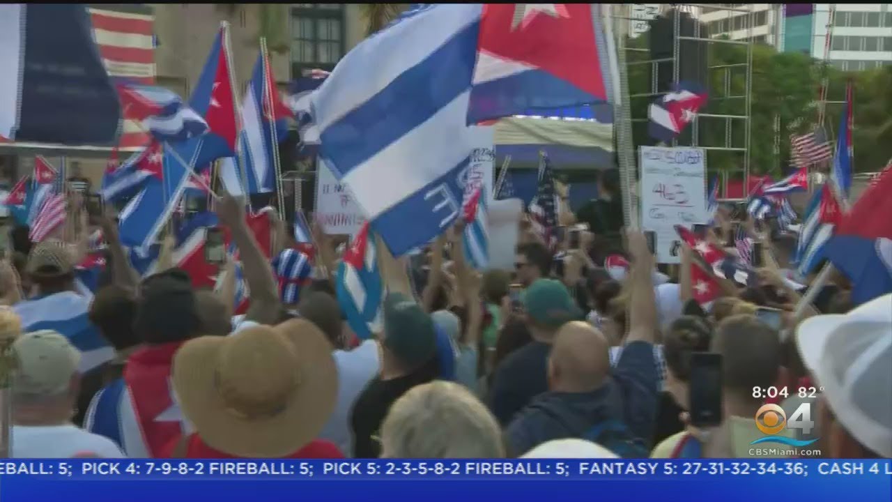 Cuban Americans Rally For Freedom In Cuba