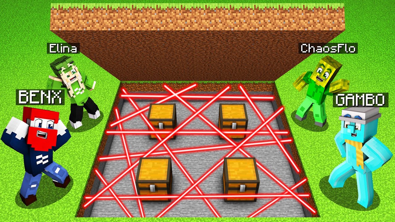 WIR FINDEN EINEN GEHEIMEN SCHATZ BUNKER (MINECRAFT FREUNDE 3)