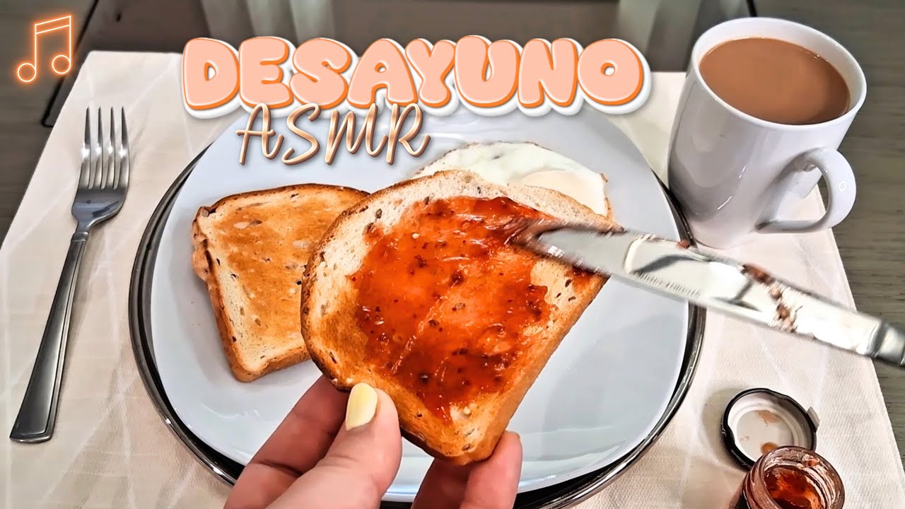 Te Preparo Un Desayuno Clásico 🍞🍳| ASMR Cafeteria en Español ☕️ + 🎼🎶