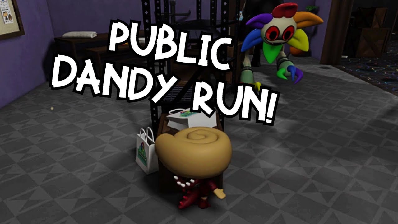 Public DANDY run w/ Shelly | Dandy's World