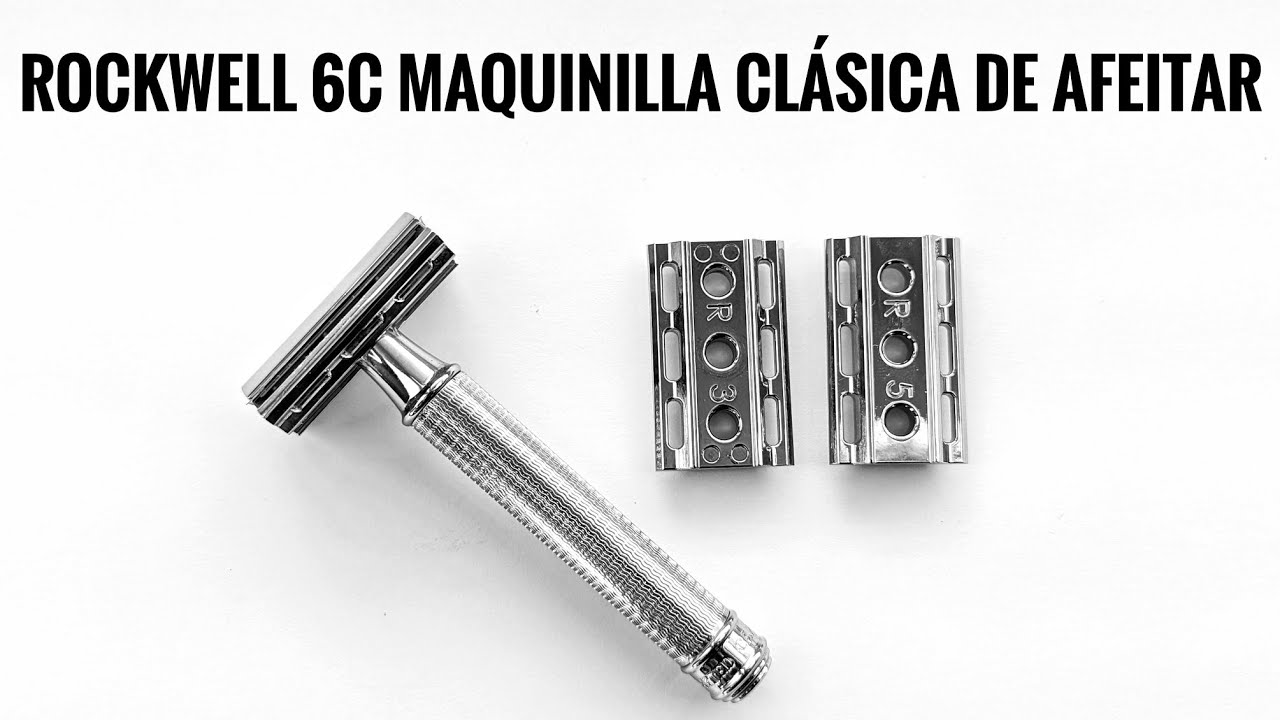 Rockwell 6C maquinilla clásica de afeitar.