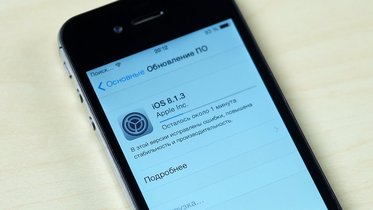 iPhone 4S vs. iPhone 6 на iOS 8.1.3