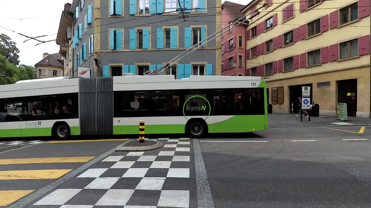 Trolleybuses in Neuchatel, Switzerland