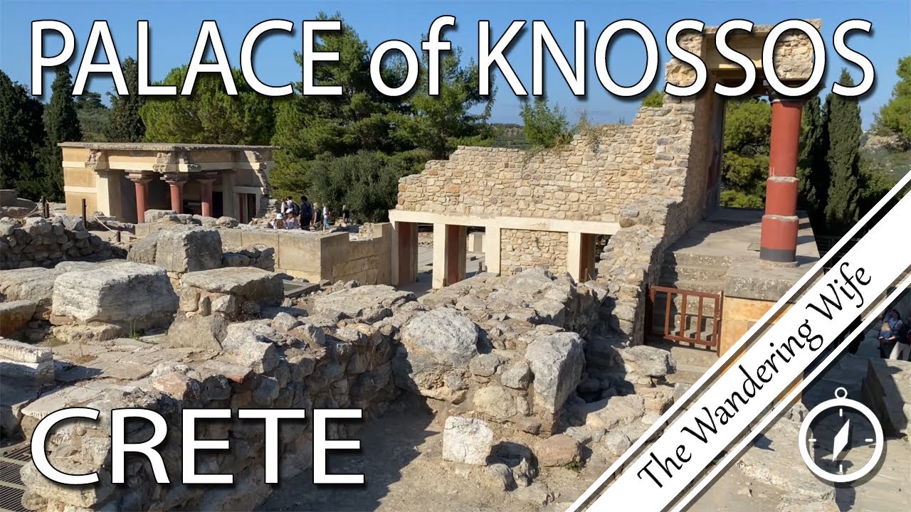 🇬🇷GREECE🏛️: ❤️ Ancient Palace of Knossos at Crete 🌎 TRAVEL VLOG 0181 #visitcrete #travelingincrete