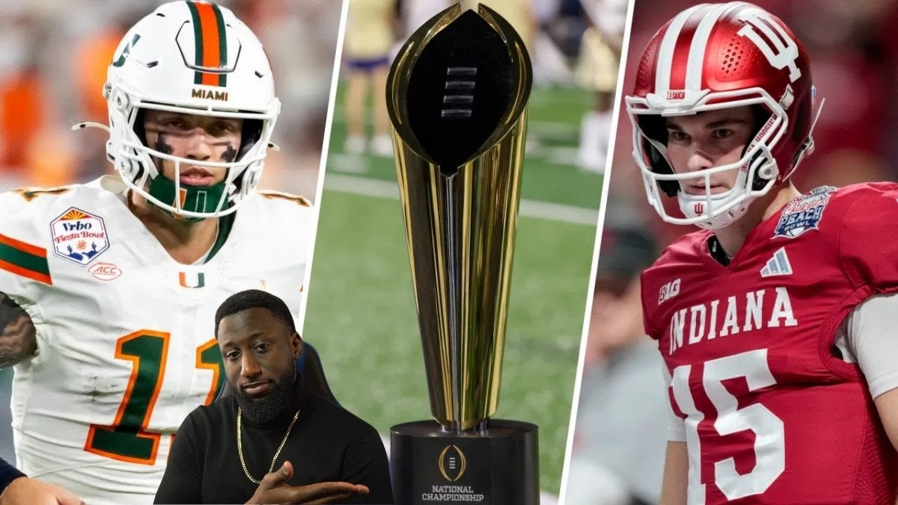 Miami Hurricanes vs Indiana Hoosiers | NCAA National Championship Game | Live Reactions & Commentary