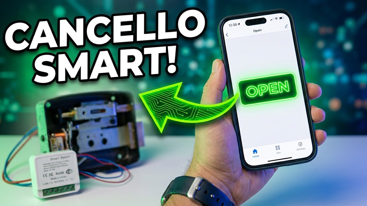 COME APRIRE UN CANCELLO CON LO SMARTPHONE DA REMOTO UTILIZZANDO SMARTLIFE O TUYA