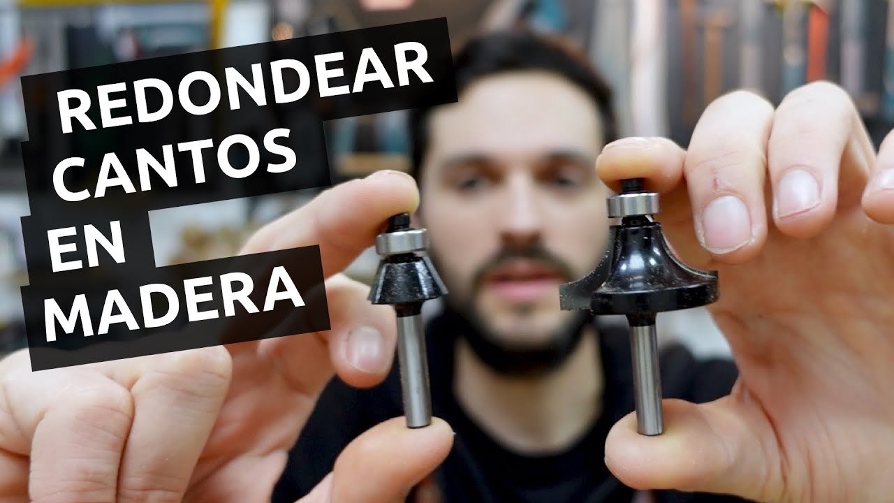 Como redondear y biselar bordes con la fresadora