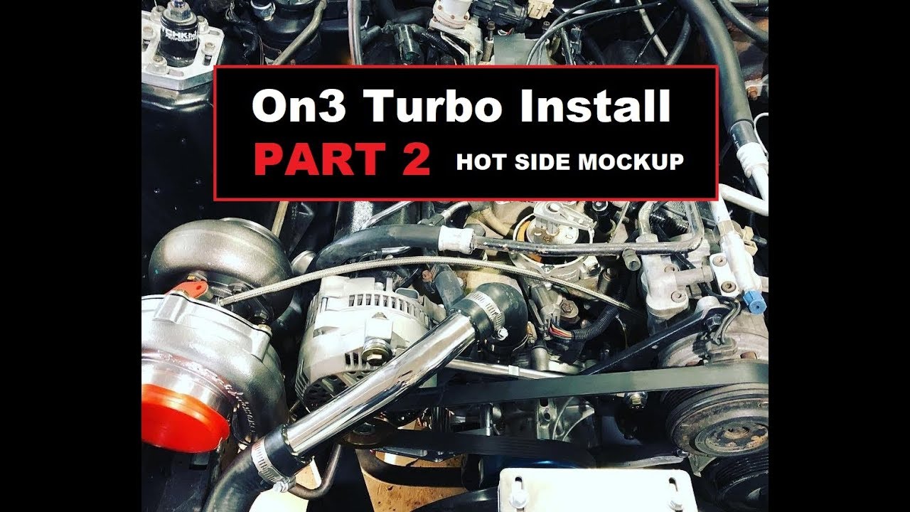 FOXBODY On3 Turbo Install - Part 2 - Hotside - Alternator - Upper Radiator Hose