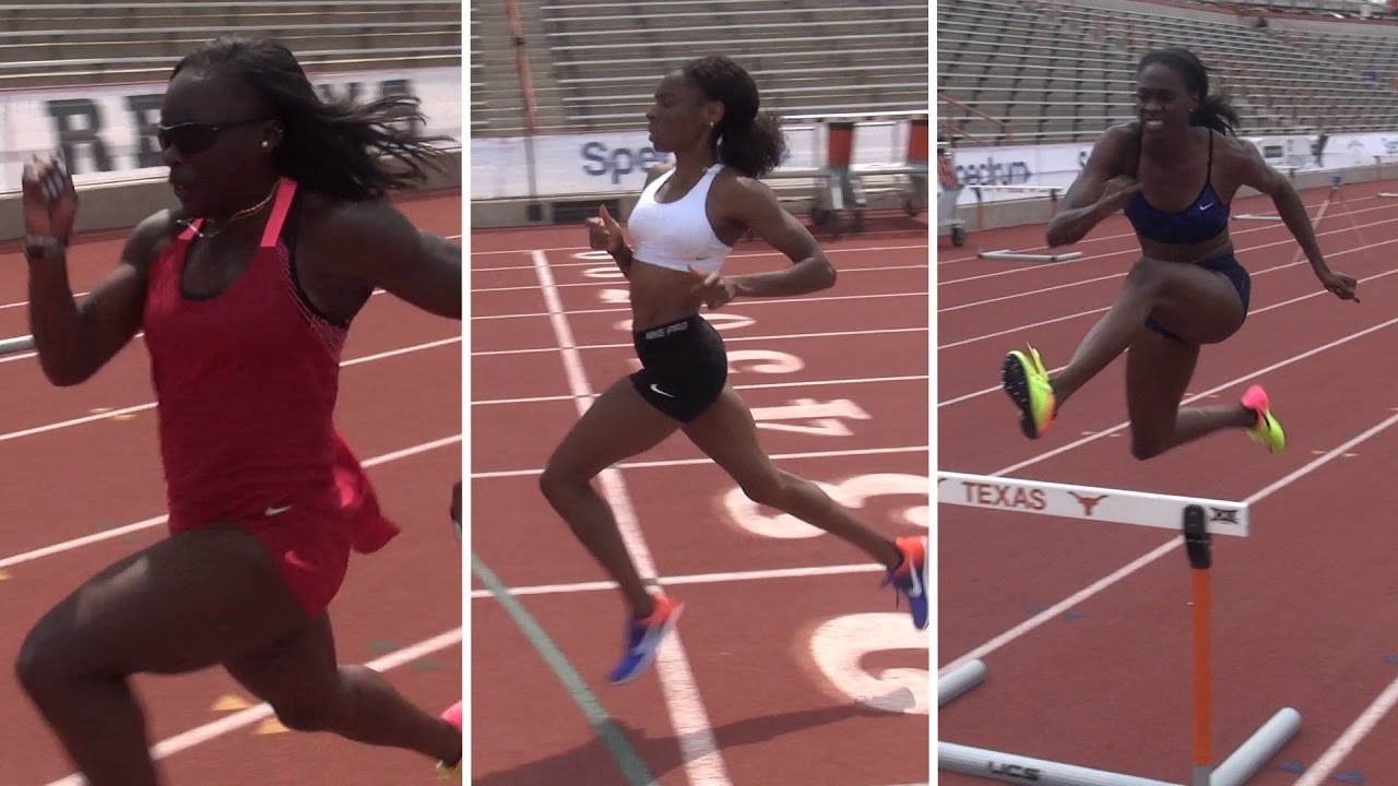 Workout Wednesday: Courtney Okolo, Ashley Spencer, Morolake Akinosun