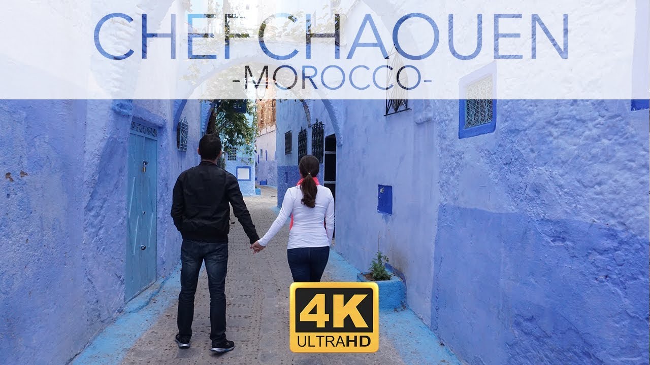 Chefchaouen Morocco Blue City 4k