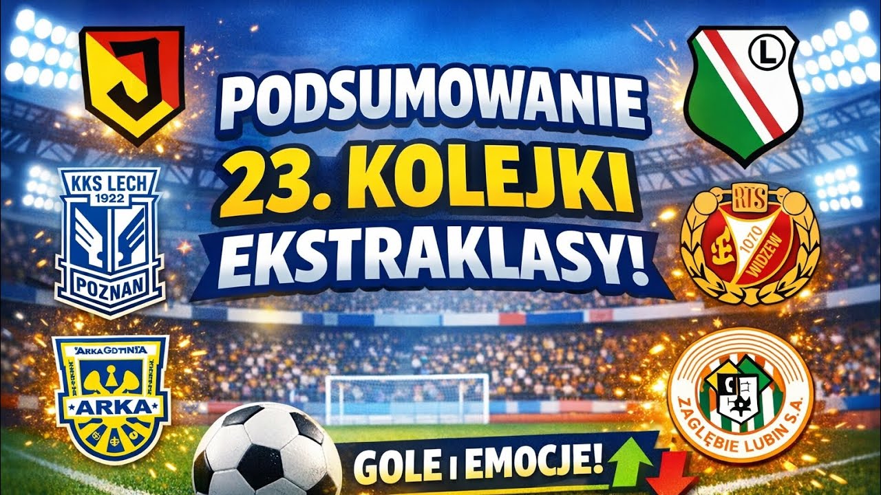 Podsumowanie 23 kolejki Ekstraklasy 