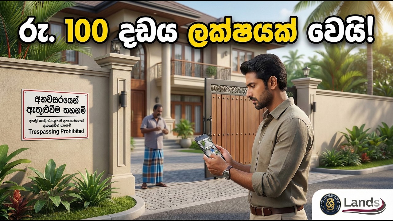 🚨 රු. 100 දඩය ලක්ෂයක් වෙයි! 😱 ඉඩම් හිමියන් අනිවාර්යයෙන්ම දැනගත යුතු අලුත් නීතිය