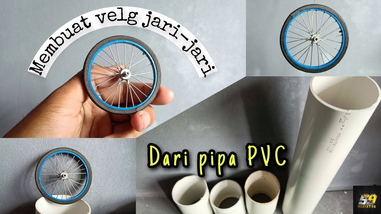 membuat velg jari-jari untuk miniatur motor drag!!!