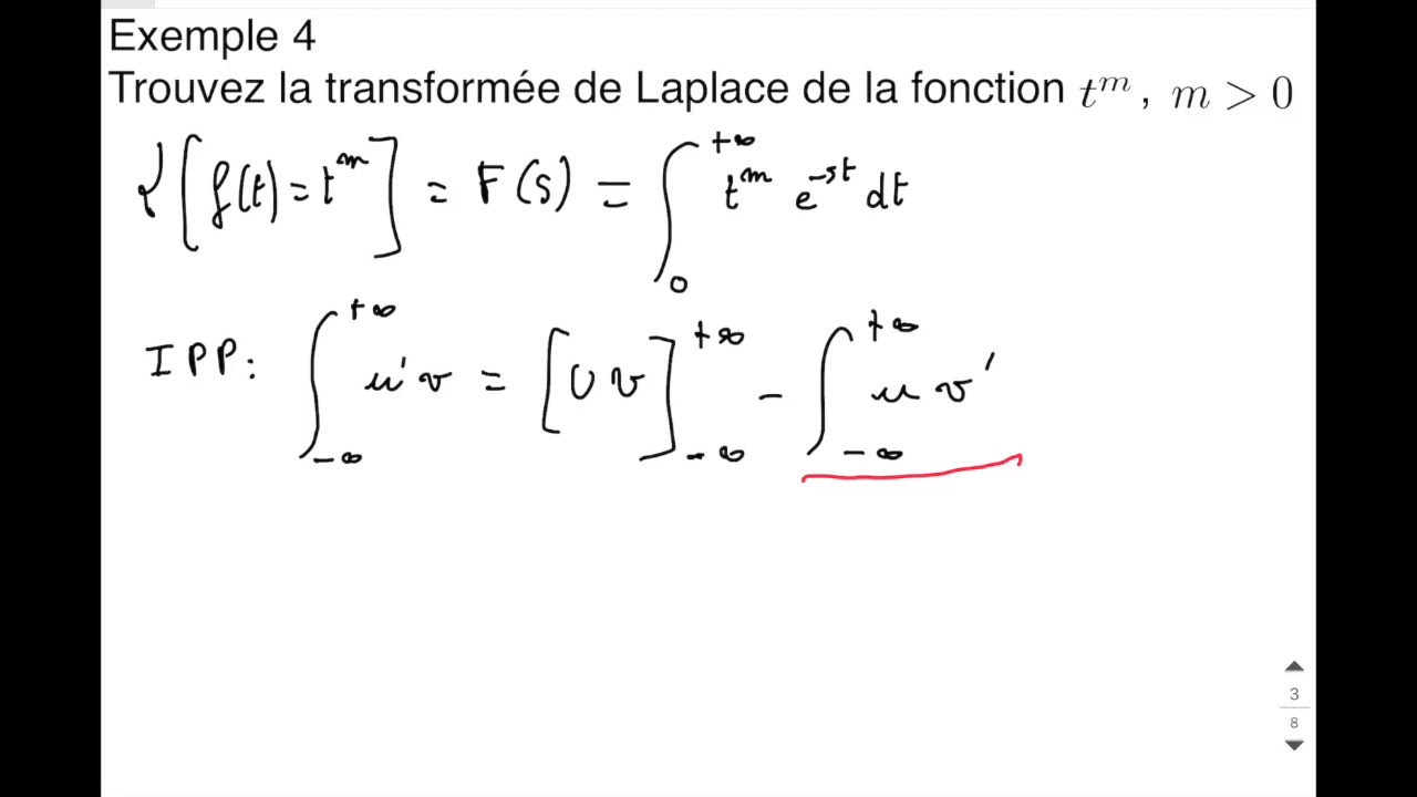 C5 (1/3) Exercice transformée de Laplace