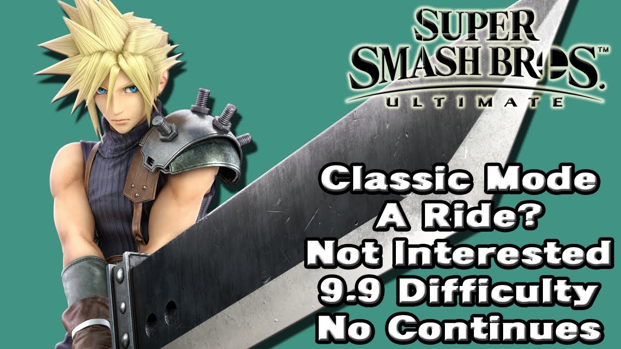 Super Smash Bros. Ultimate (Classic Mode 9.9 Intensity No Continues | Cloud Strife)