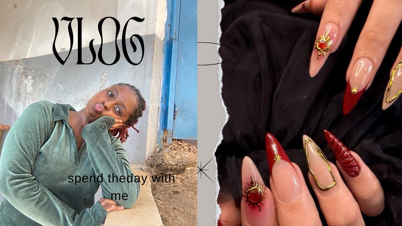 SPEND THE DAY WITH ME ||MAINTENANCE DAY ON A BUDGET || HAIR RETOUCH ||NAILS 