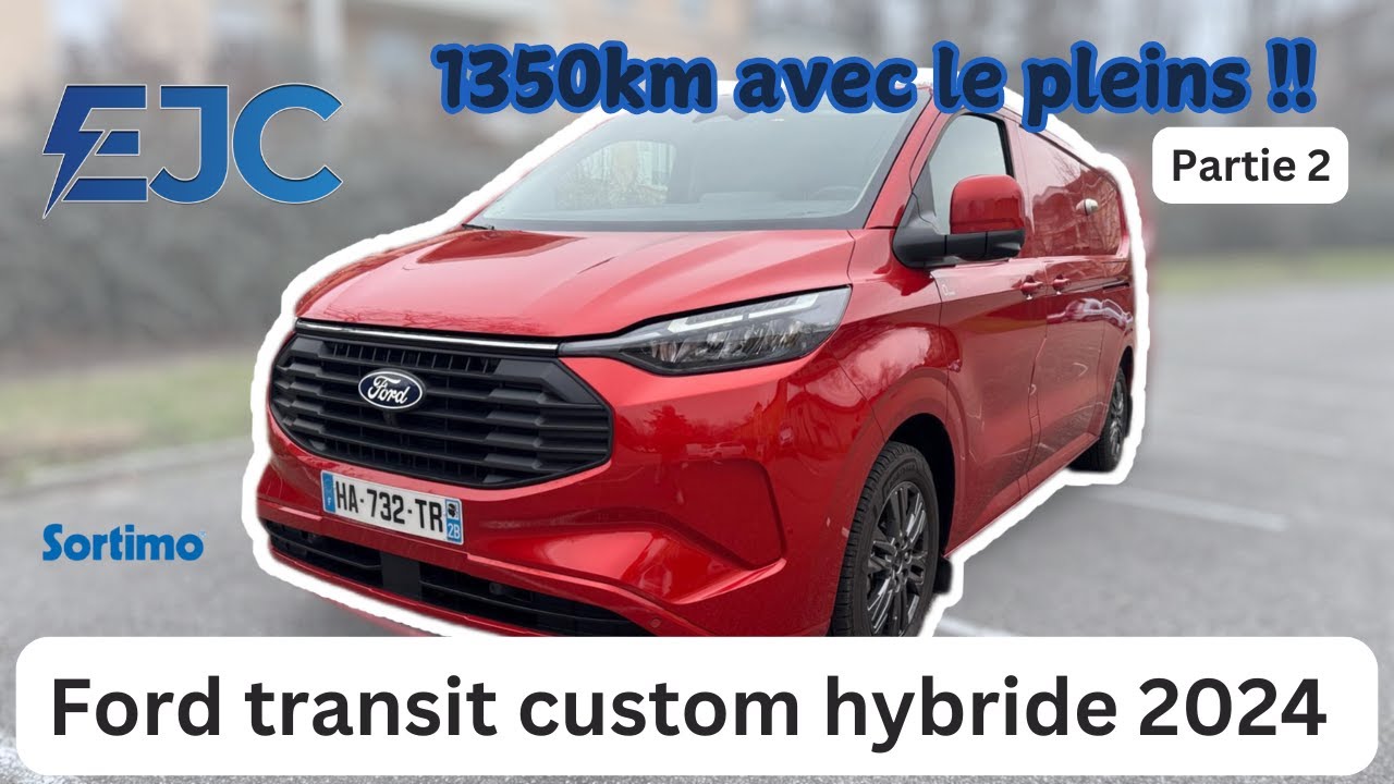 Ford transit Custom Hybride 1350km avec le plein!!!!!! @FordFranceOfficiel 