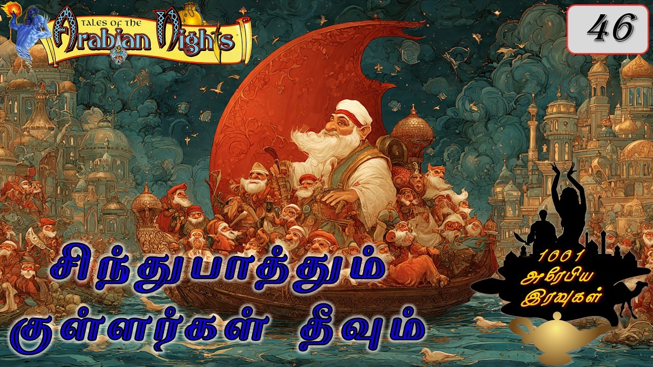 46. சிந்துபாத்தும் குள்ளர் தீவும் : 1001 அரேபிய இரவுகள் | 1001 Arabian Nights | AmbuliMama Stories