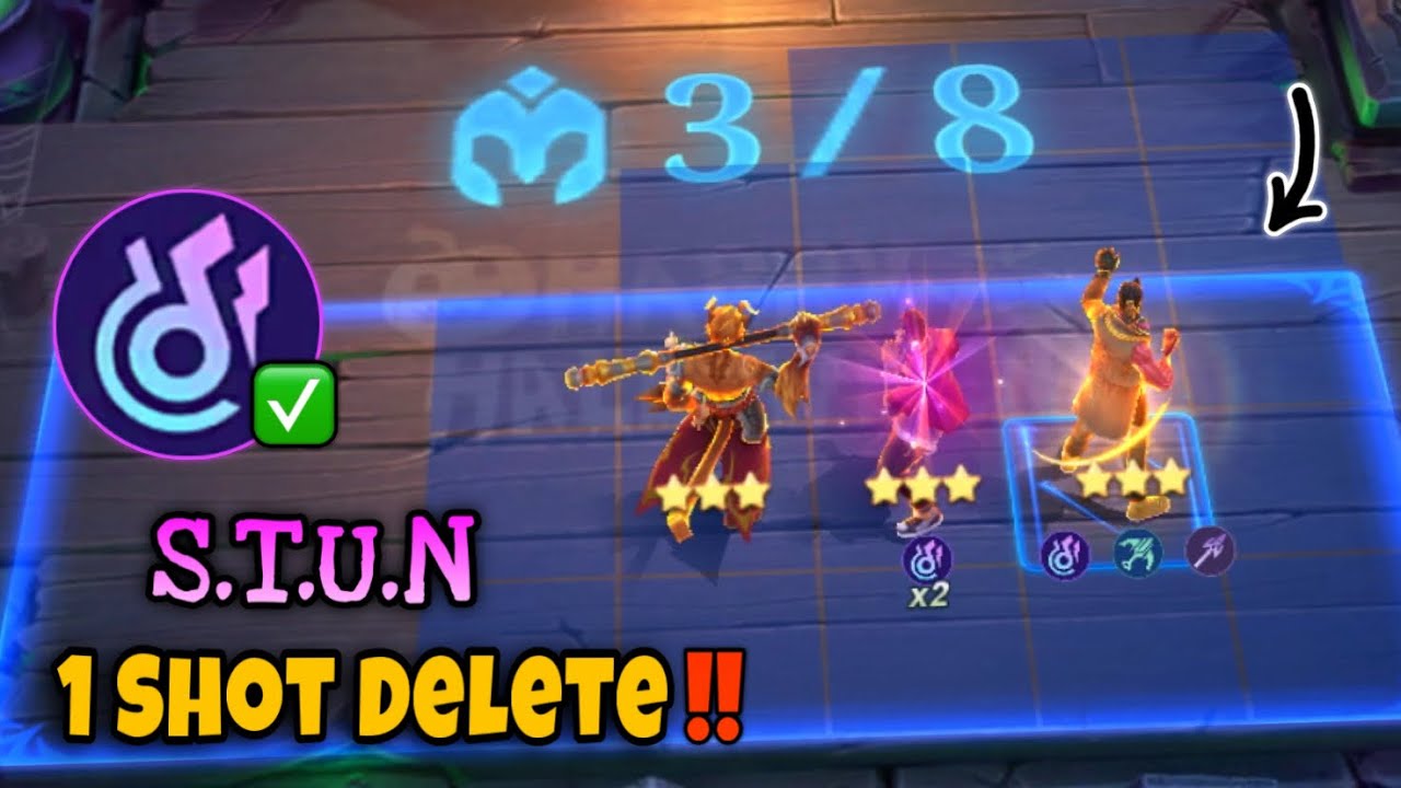 Tharz Skill 3 || AMAZING TRICK S.T.U.N Continuous ULti New Synergy‼️ Magic chess