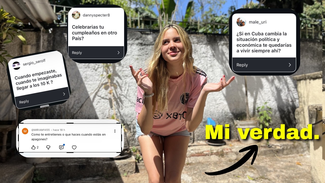 Me iría de Cuba 🇨🇺 si todo cambiara??//Respondo TODAS las preguntas de mis suscriptores ⁉️😰