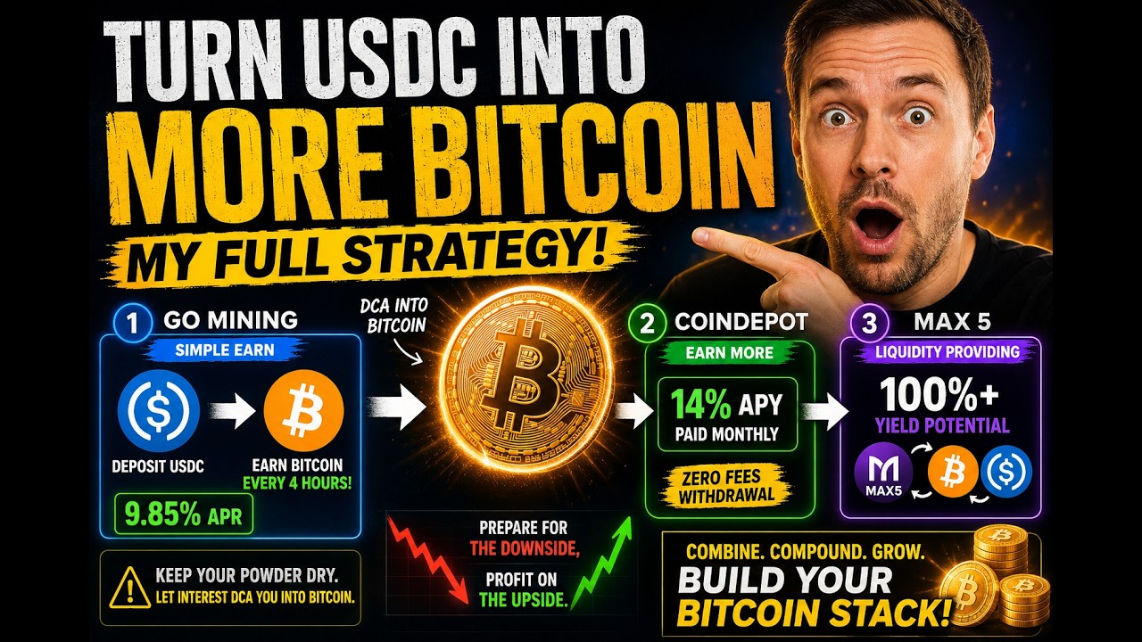 Turn USDC Into More Bitcoin: My Full Yield Strategy