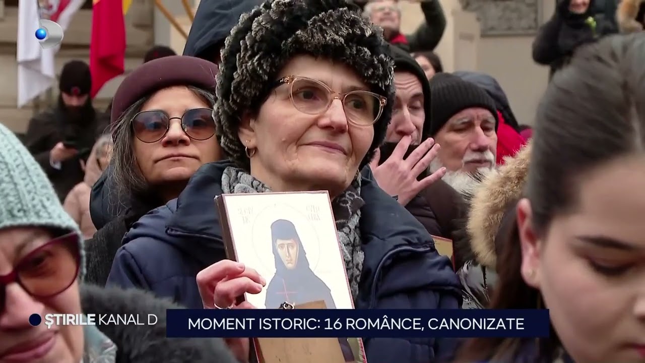 Stirile Kanal D - Moment istoric: 16 romance, canonizate! | Editie de seara