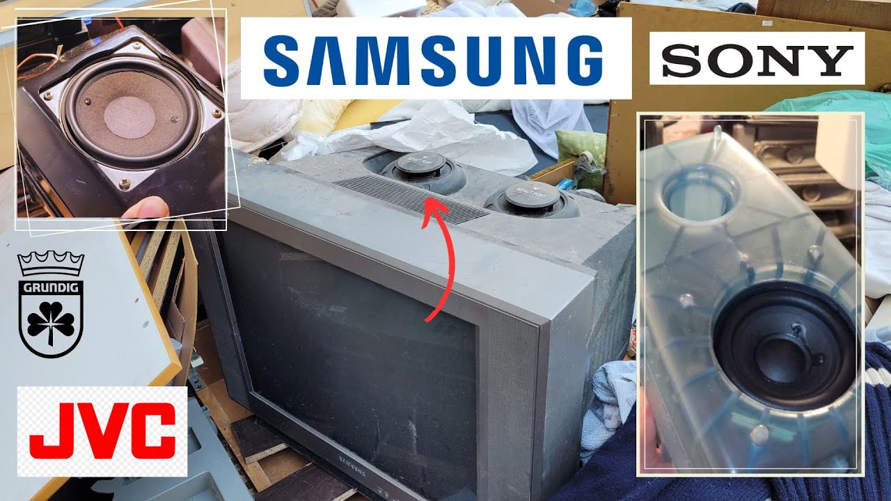 Speaker Finding #39: Vintage Grundig Super Color, Samsung Impact Port TV speakers and a lot more!