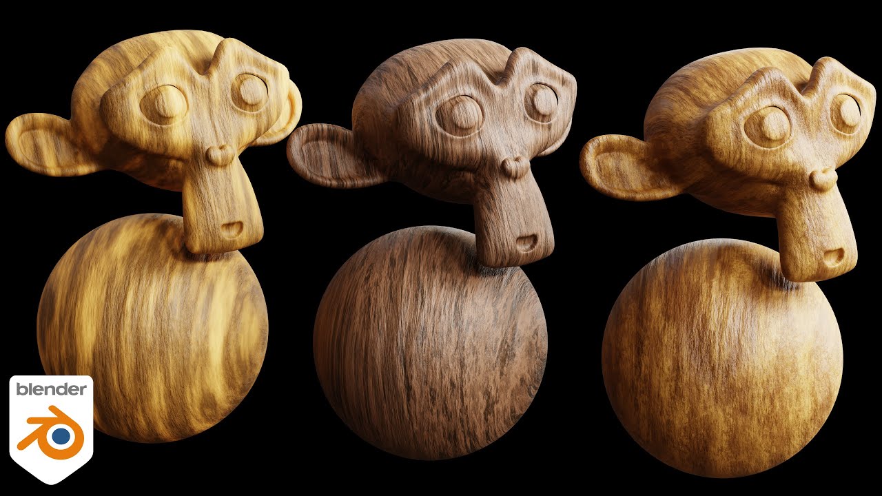 How to Make Procedural Wood in Blender (Three Materials)