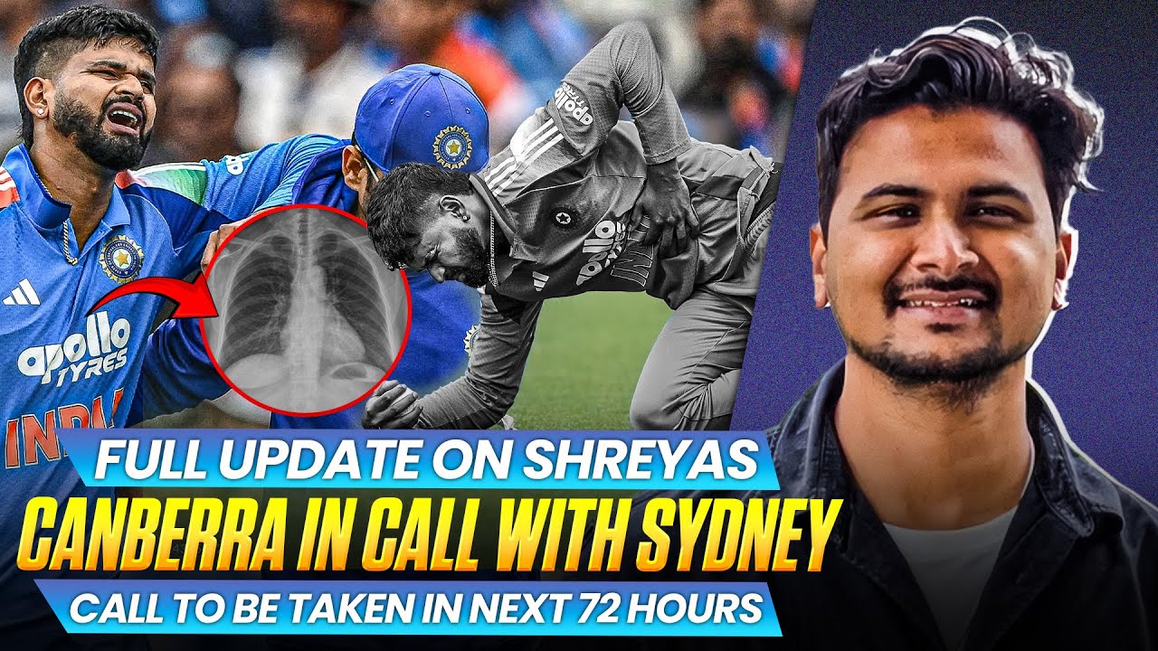 LIVE FROM SYDNEY - SHREYAS IYER INJURY & ICU UPDATE - Team India Press Conf -  48 Hours Important