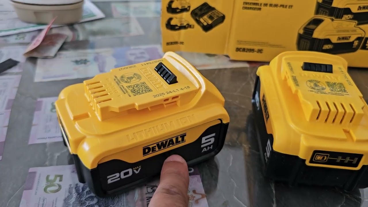 UNBOXING Y REVISADO DE BATERIAS DEWALT DE 5 AMPERES (KIT, COMBO CON CARGADOR)