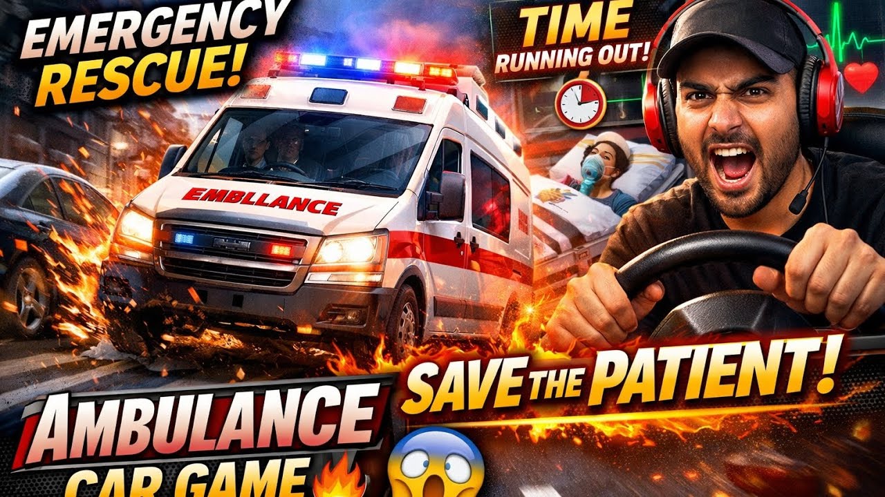🚑 Life Saving Mission | Ambulance Car Game 🔥Full Speed • Full Danger • Full Action 😱#AmbulanceCarGam