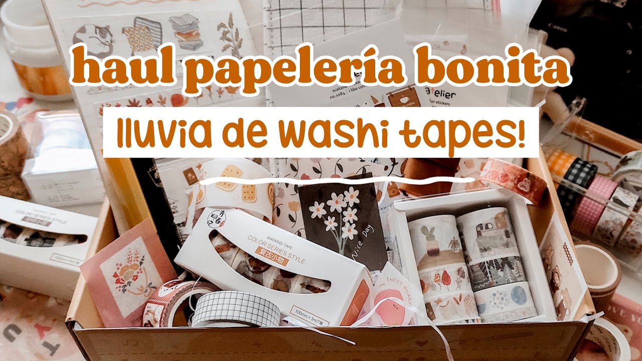 HAUL PAPELERÍA BONITA *STATIONERY PAL* mucho washi tape ♥