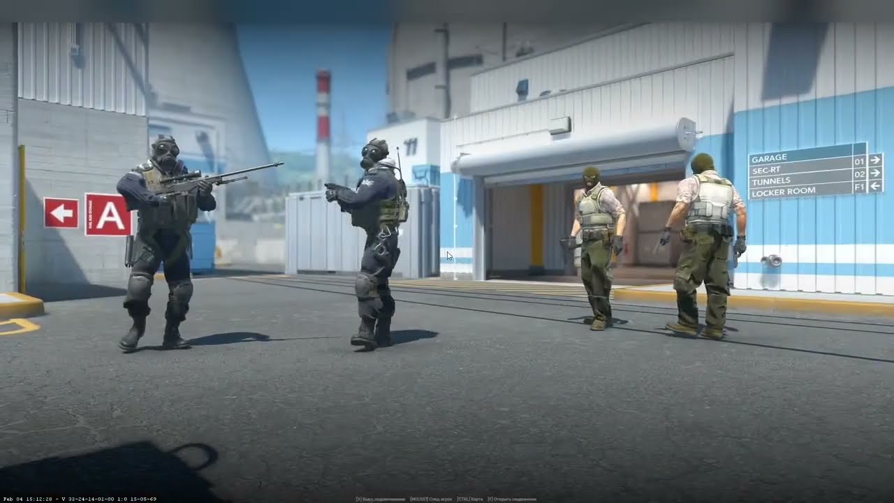 Гемплей CS:GO 2 напарники